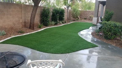 Backyard Turf Installation Photo