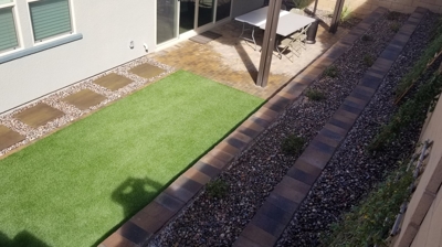 Backyard Turf Installation Photo
