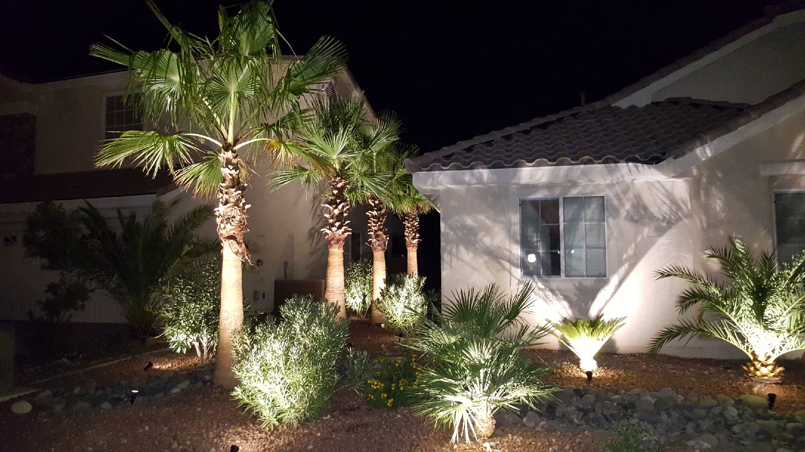 Outdoor Lighting on Las Vegas Home